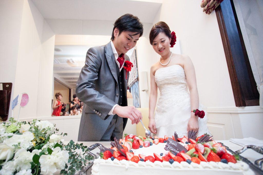 エタンセールカワモトのウェディングケーキ